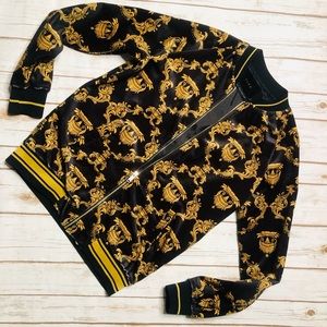 Men’s Zara Velour Bomber Jacket